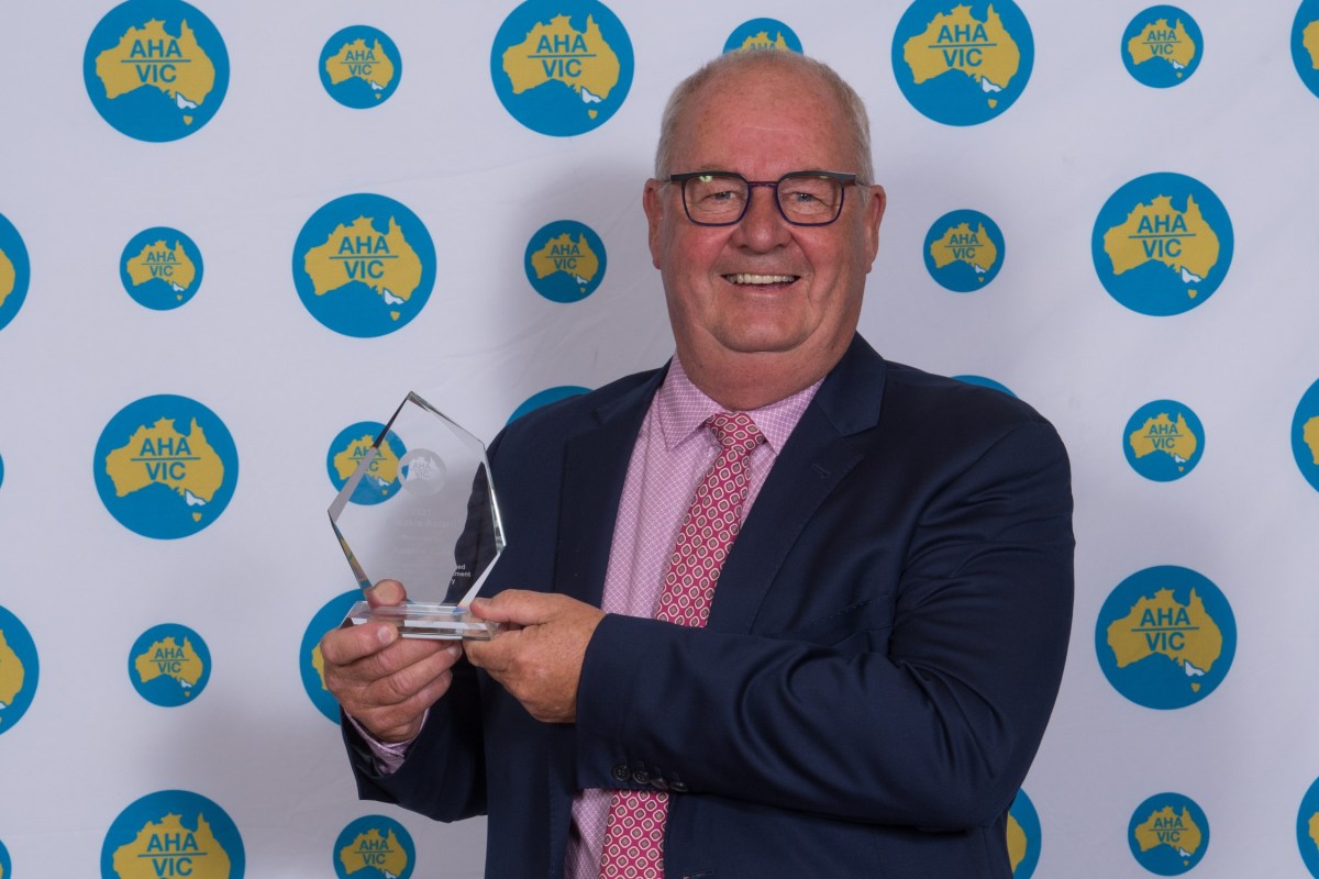 Andrew Clark was a big winner at the AHA (Vic) State Excellence Awards earlier this week.
