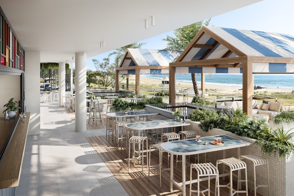 Kirra Beach House - Terrace 3D render