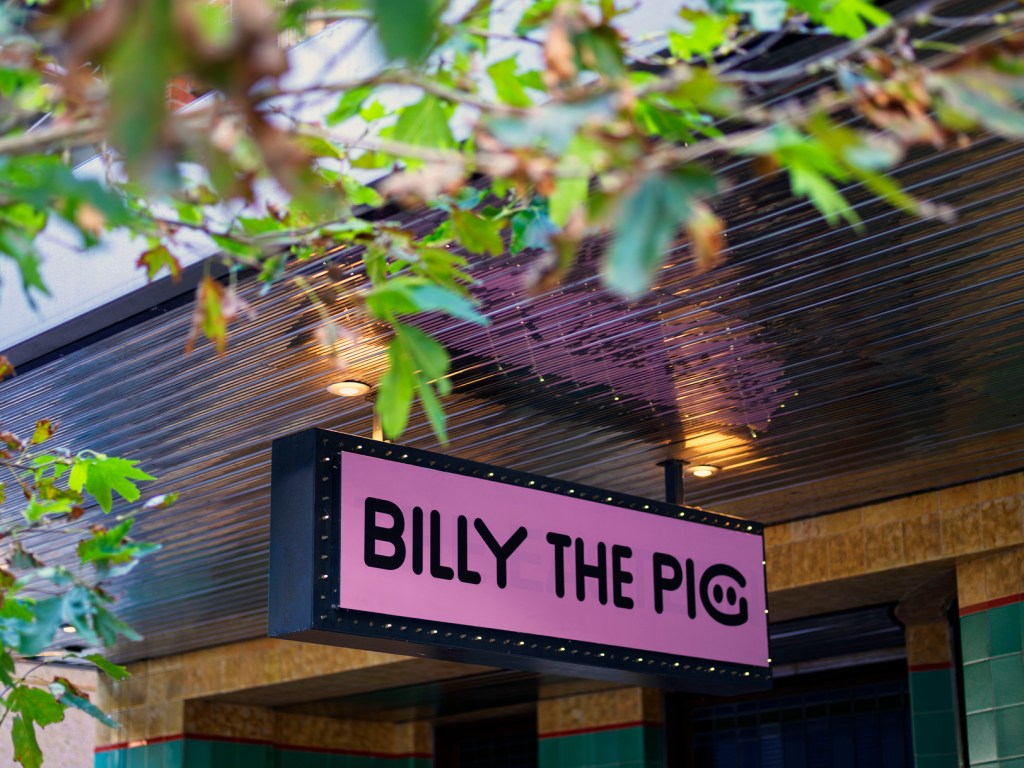 Billy The Pig signage