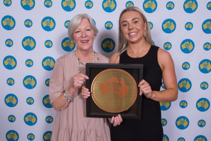 Nicole Irvine AHA Vic awards