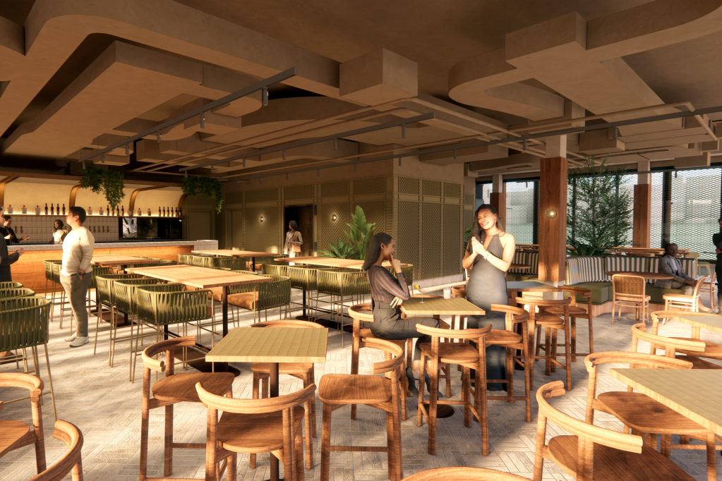 Quarterhouse rooftop rendering