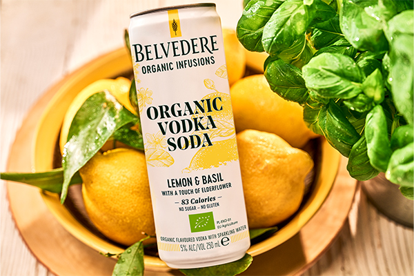 Belvedere Organic Infusions Lemon & Basil