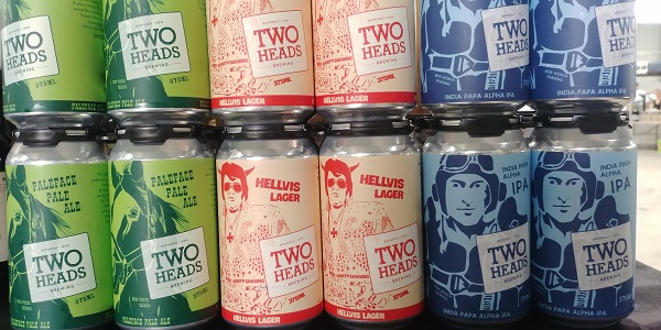 Two Heads Brewery's beers