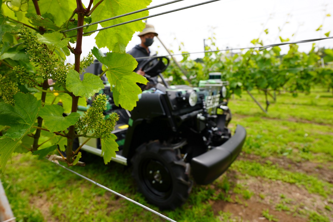 Yamaha and Treasure Wine Estates prototype robot,