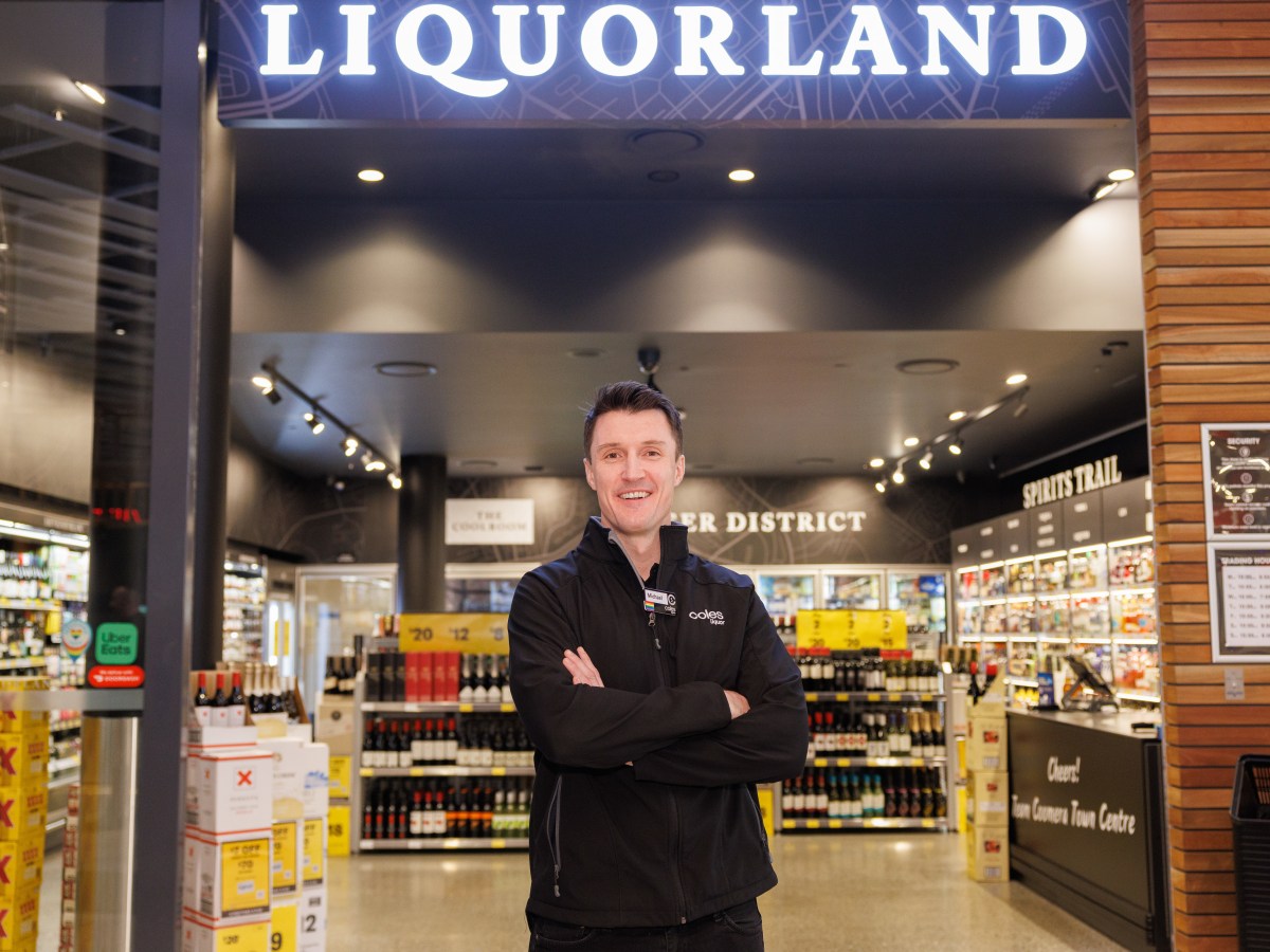 Coles Liquor Chief Executive Michael Courtney