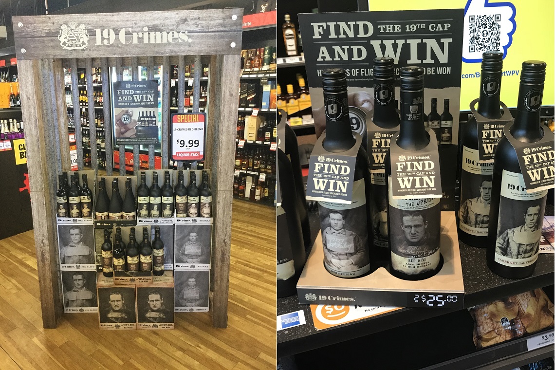 19 Crimes activates instore promotion The Shout