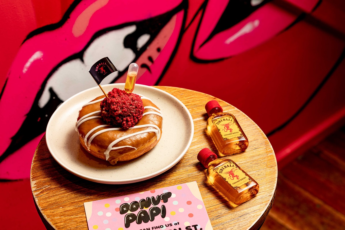 Fireball Turns Up The Heat With Donut Papi The Shout