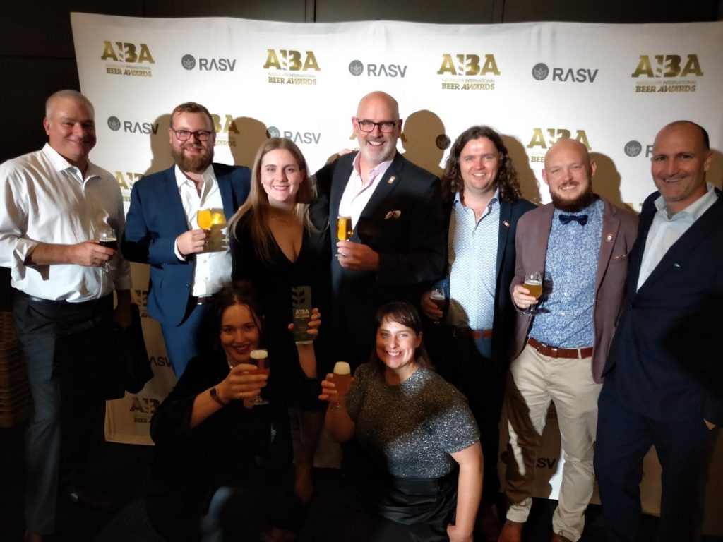 The Bentspoke Brewing team at 2021 AIBA..