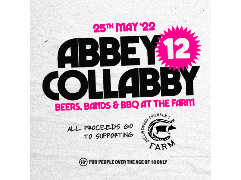 Abbey Collabby event flyer