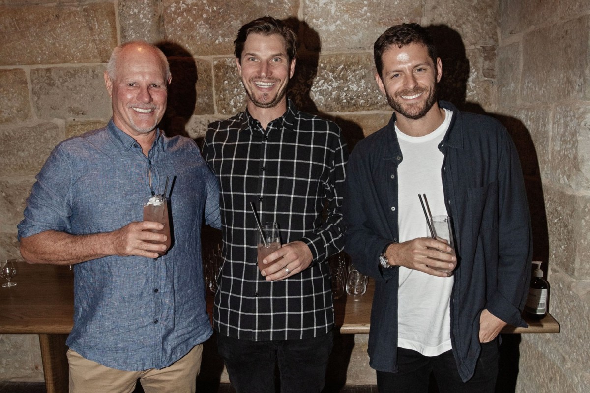 Tony Stubley, Blake Vanderfield-Kramer and Steve Pillemer. Pic Credit: Australian Cocktail Month