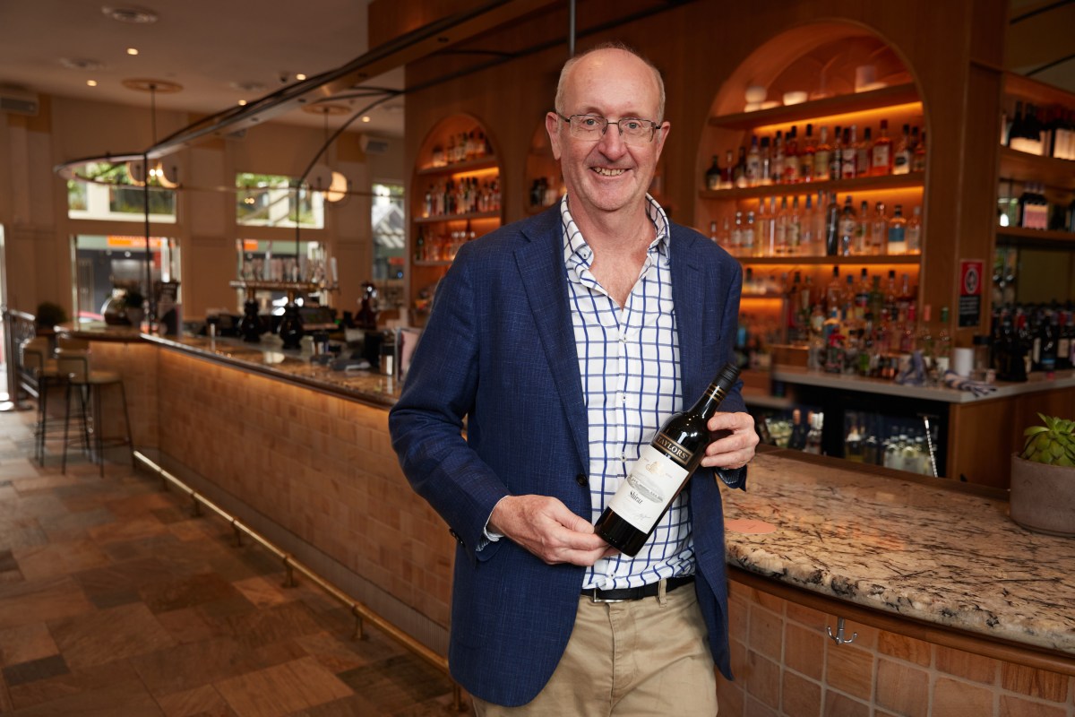 Mitchell Taylor with Taylors Heritage Label Shiraz 2022