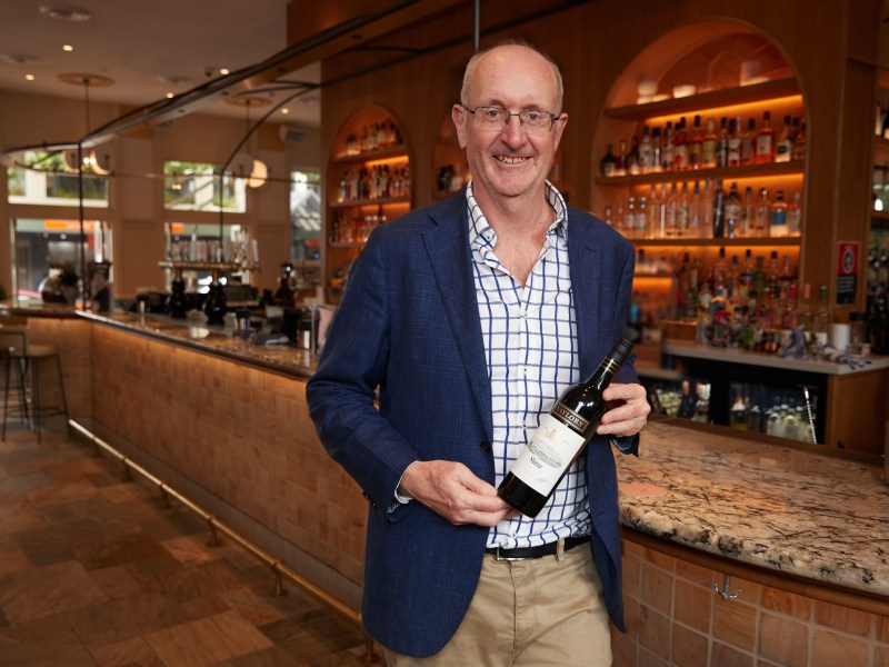 Mitchell Taylor with Taylors Heritage Label Shiraz 2022