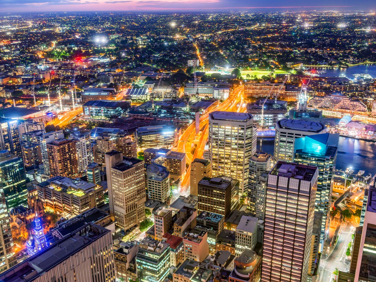 Sydney night time