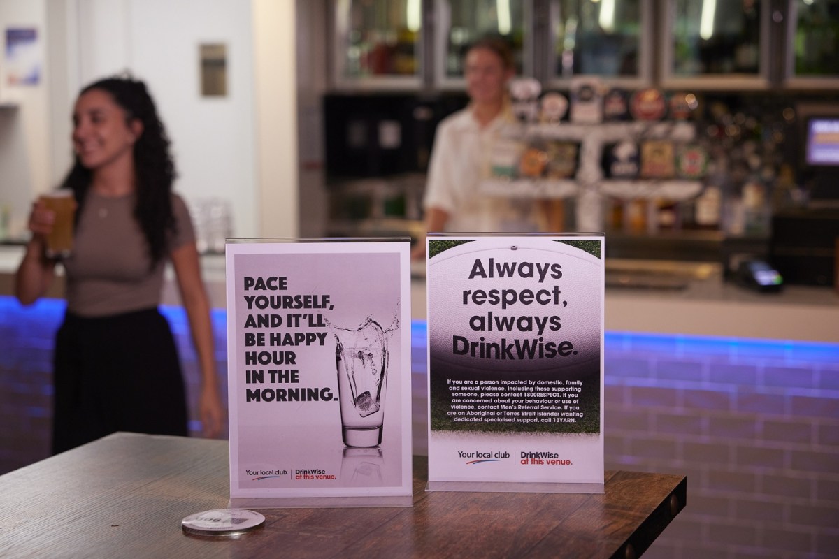 drinkwise moderation campaign