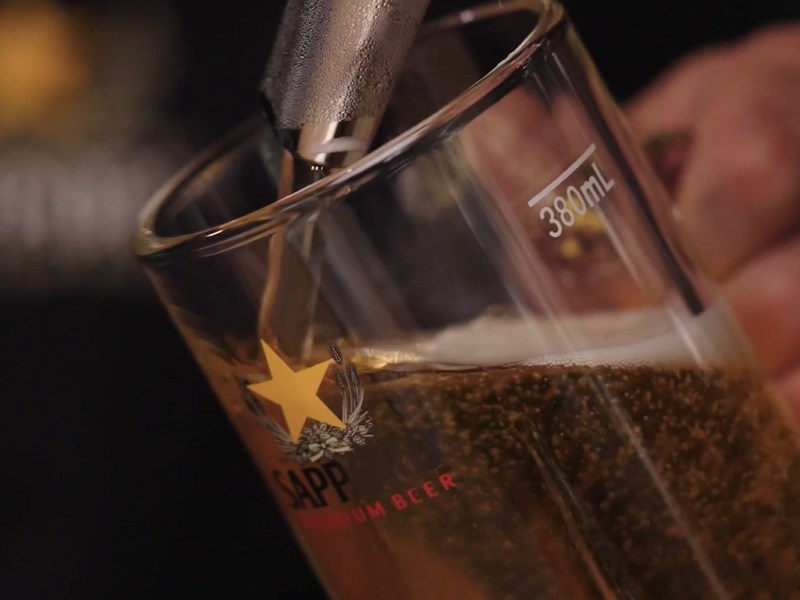 Sapporo perfect pour