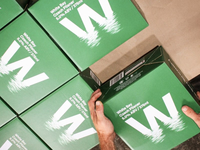 White Bay Brewery boxes