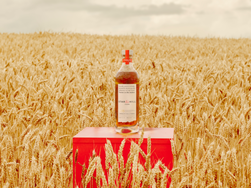 Star Hill Farm American Wheat Whisky in field