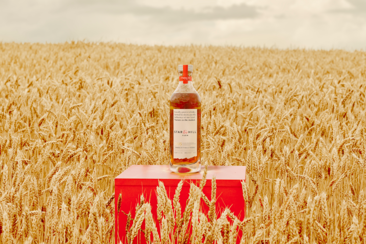 Star Hill Farm American Wheat Whisky in field