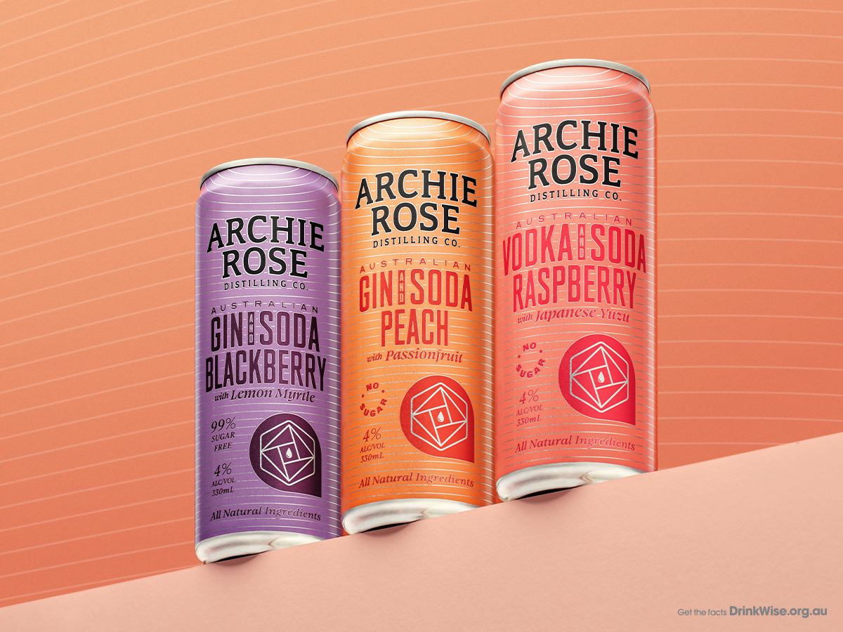 Introducing Archie Rose’s New Australian Gin Soda & Vodka Soda Cans